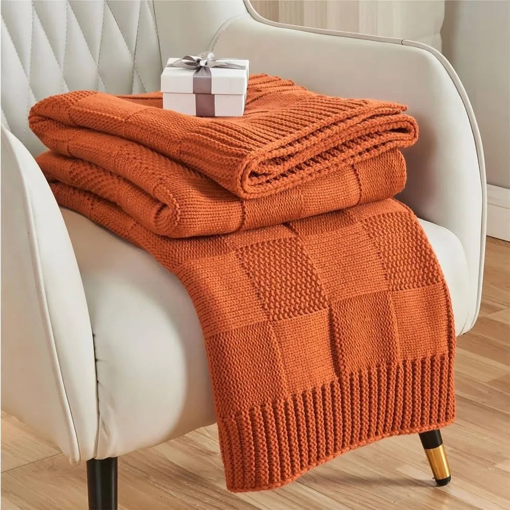 Cozy Cloud Knit Throw Blanket